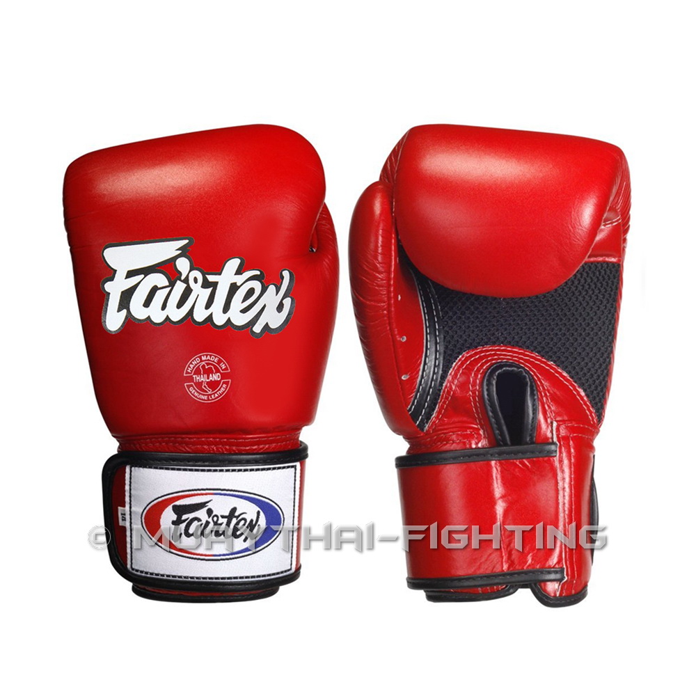 Fairtex Gloves Muay Thai Kick Boxing MMA K1 BGV1 BGV5 BGV6 Black Blue
