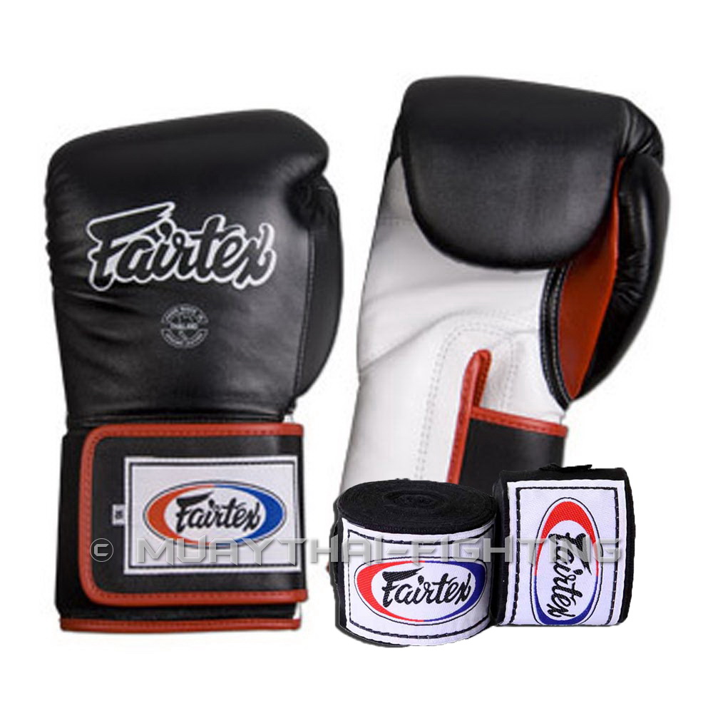 Fairtex Gloves Muay Thai Kick Boxing MMA K1 BGV1 BGV5 BGV6 ++FREE
