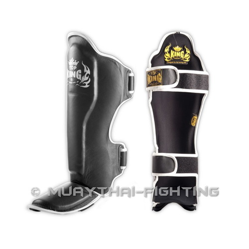 Top King Muay Thai Boxing Kick Boxing Shin Guard Protector S M L XL