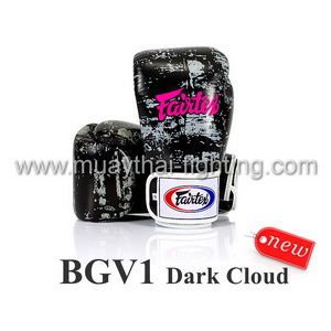 Fairtex Fancy Boxing Gloves BGV1 Dark Cloud