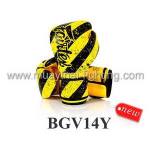 Fairtex Boxing Gloves Micro Fiber GRUNGE ART- BGV14Y