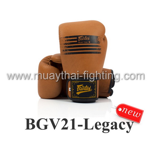 Fairtex "Legacy" Genuine Leather Boxing Gloves BGV21