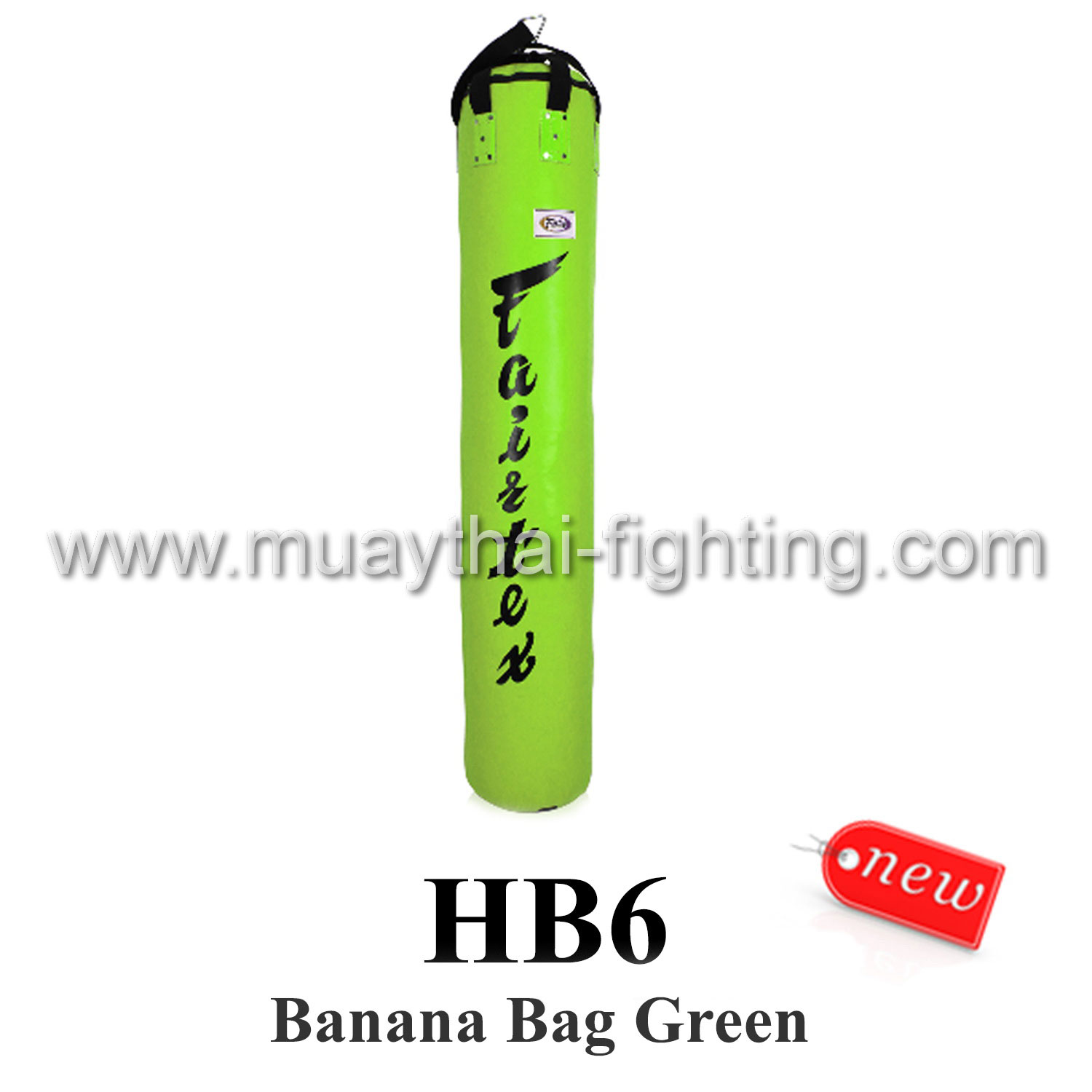 Fairtex 6ft Muay Thai Banana Bag HB6 (UnFilled) Green