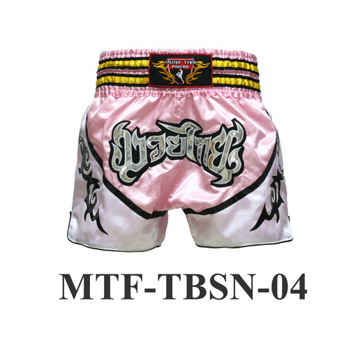 MuayThai-Fighting Boxing Shorts Pink MTF-TBSN-04