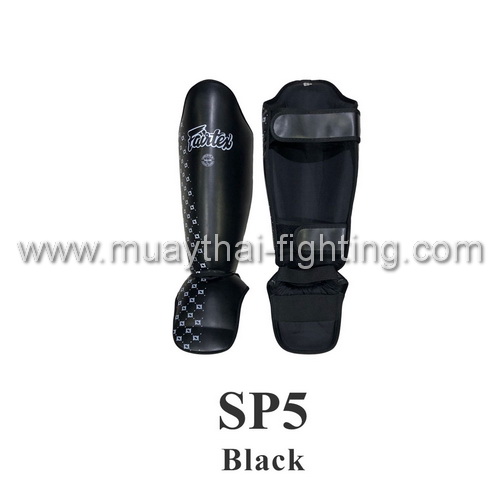 Fairtex Competition Shin Pads SP5 Black