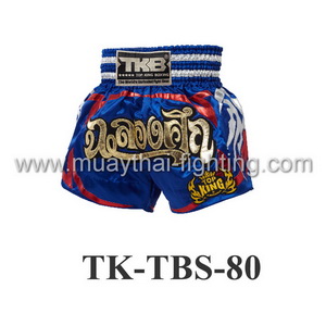 Top King Muay Thai Shorts Blue Celebration TK-TBS-80