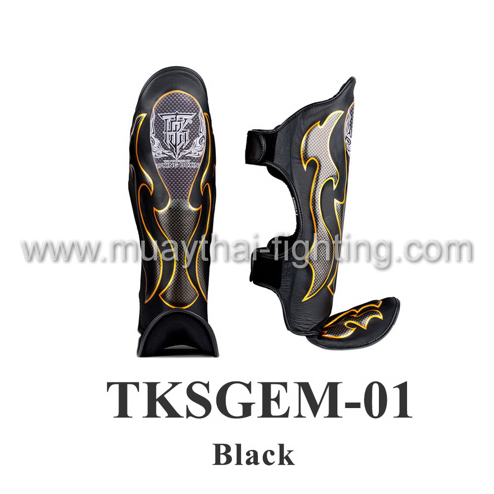 Top King Shin Guard Empower Creativity TKSGEM-01 Black