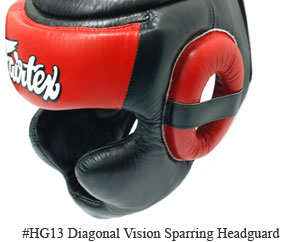 Fairtex Diagonal Vision Sparring Headguard HG13F