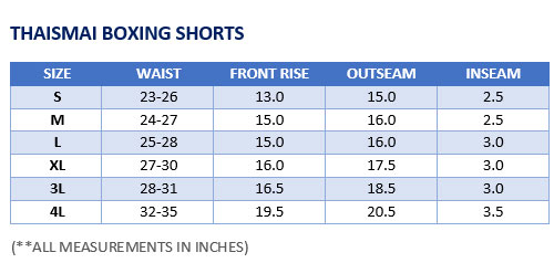 thaismai-shorts-measurement-table