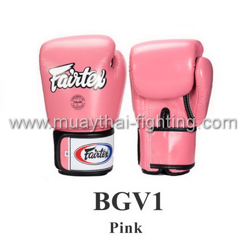 Fairtex Muay Thai Boxing Gloves BGV1 Pink