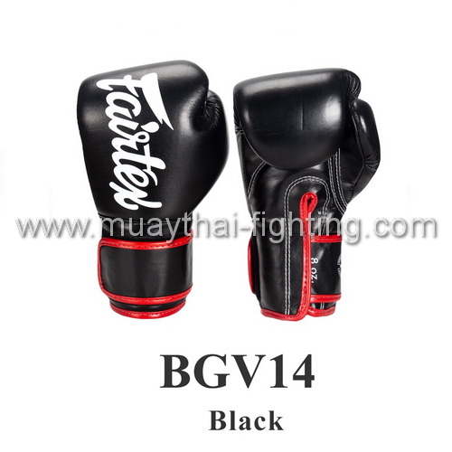 Fairtex Boxing Gloves Brand New Micro Fiber BGV14 Black
