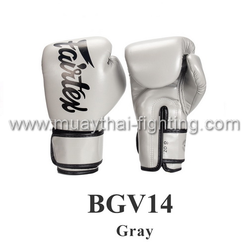 Fairtex Boxing Gloves Brand New Micro Fiber BGV14 Gray