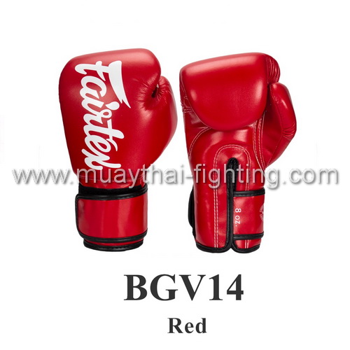 Fairtex Boxing Gloves Brand New Micro Fiber BGV14 Red