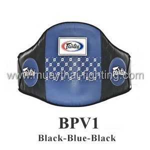 Fairtex Leather Belly Pad Hook & Loop Tape Waist Wrap BPV1