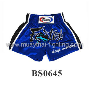 Fairtex Muay Thai Shorts Keep Moving BS0645 Blue