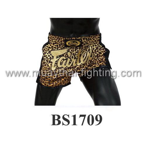 Fairtex Slim Cut Muay Thai Shorts Leopard BS1709