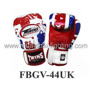 Twins Fancy Boxing Gloves United Kingdom Flag FBGV-44UK
