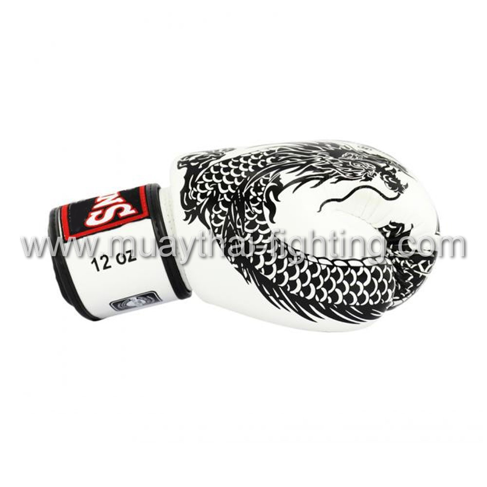 Twins Fancy Boxing Gloves Dragon Twins FBGVL3-49 black/white