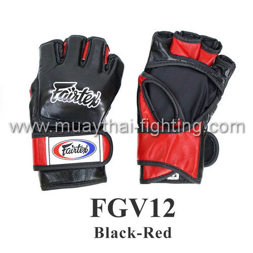 Fairtex Ultimate Combat Gloves with Open Thumb Loop FGV12 