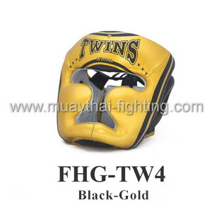 Twins Fancy Classic Headgear FHG-TW4 Black/Gold