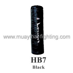 UN-FILLED Fairtex Black 7ft Muay Thai Boxing Pole Punch Bag 