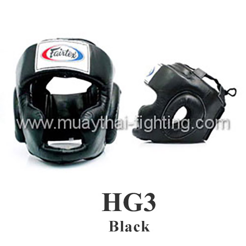 Fairtex Muay Thai Head Gear HG3 Black