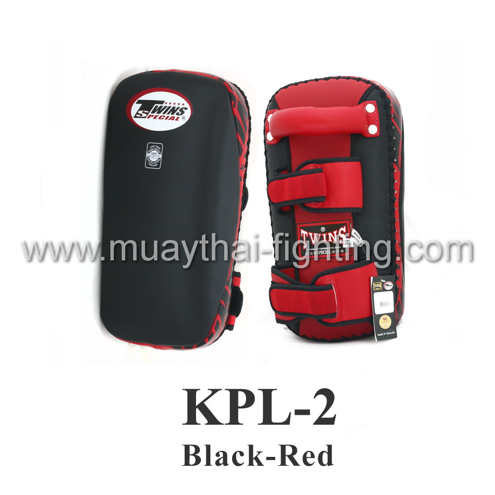 Twins Kicking Pads KPL-2 Black/Red