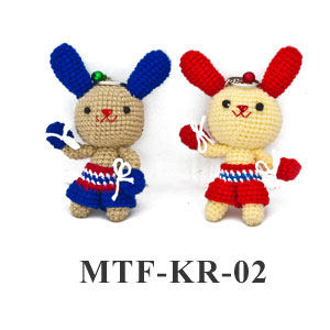 MuayThai Fighting Key Ring Bunny MTF-KR-02 (1 pc/ random color)