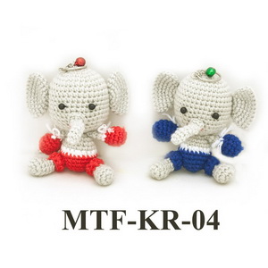 MuayThai Fighting Key Ring Elephant MTF-KR-04 (1 pc/random color