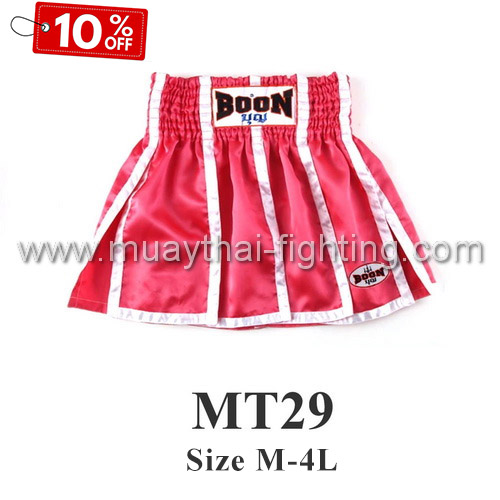 SALE 10% OFF Boon Muay Thai Pink Panels Skirt MT29