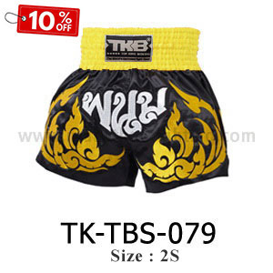 SALE 10% OFF Top King Muay Thai Shorts TK-TBS-79 Phanom Black 2S