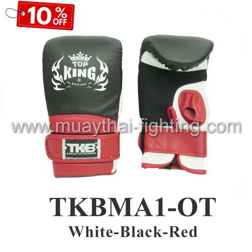 SALE 10%OFF Top King Bag Mitts Air OpenThumb White/Black/Red "L"