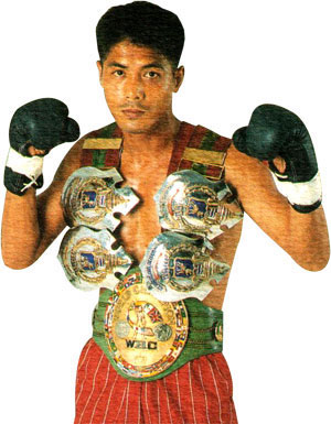 Samart Payakaroon WBC super bantamweight champion 1986