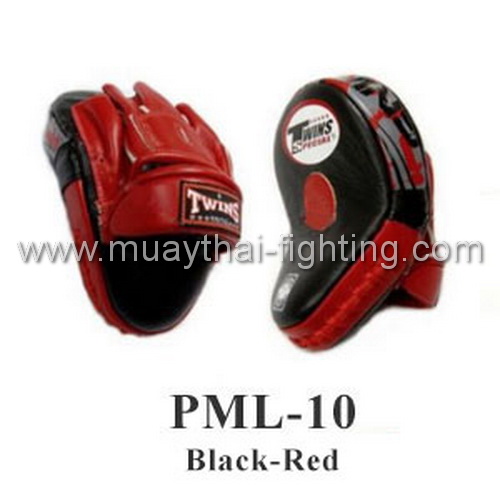 Twins Punching Mitts PML-10 Black/Red