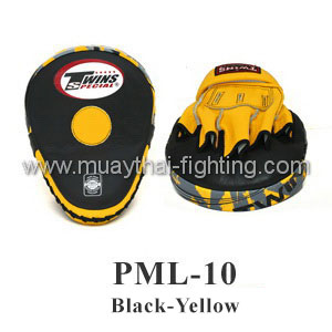Twins Punching Mitts PML-10 Black/Yellow