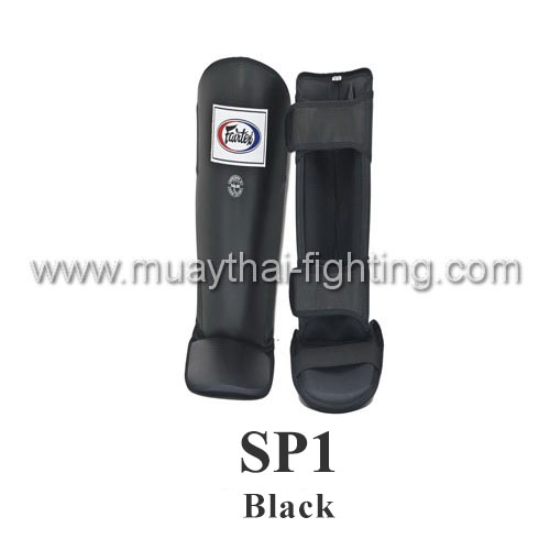 Fairtex Muay Thai Shin Guards Protector InStep SP1 Black
