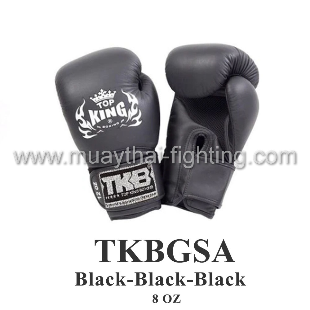 TOP KING Boxing Gloves Super “Air” TKBGSA-BK (old logo) 8 oz