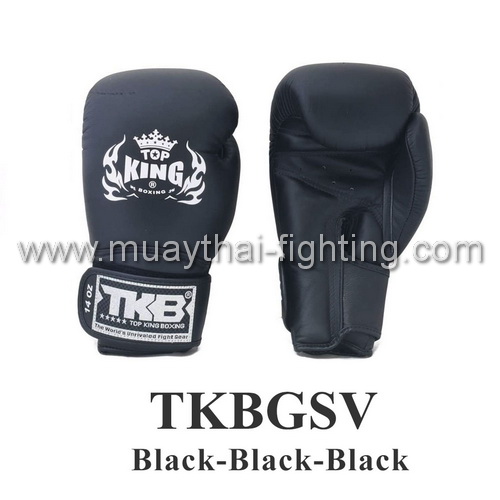 TOP KING Boxing Gloves “Super” TKBGSV Black
