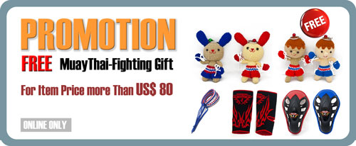 Muay Thai Fighting Free Gifts Promotion
