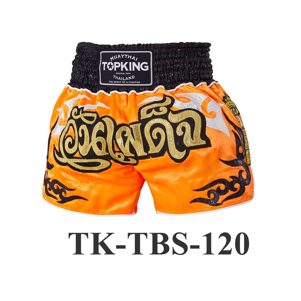 Top King Muay Thai Shorts Orange Wan Padej TK-TBS-120 Top King Muay Thai Shorts Orange Wan Padej TK-TBS-120