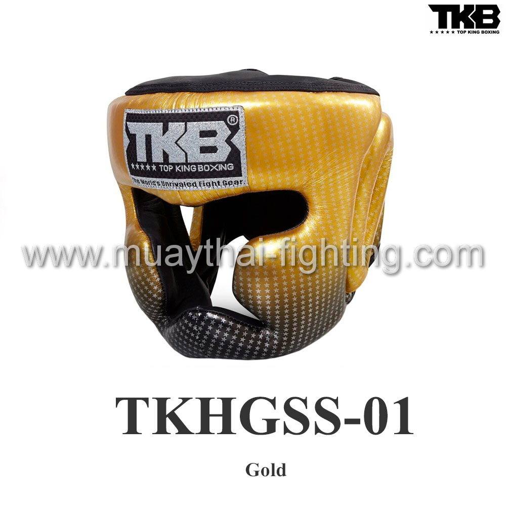 TOP KING Head Guard Super Star TKHGSS-01 Gold TKB Logo