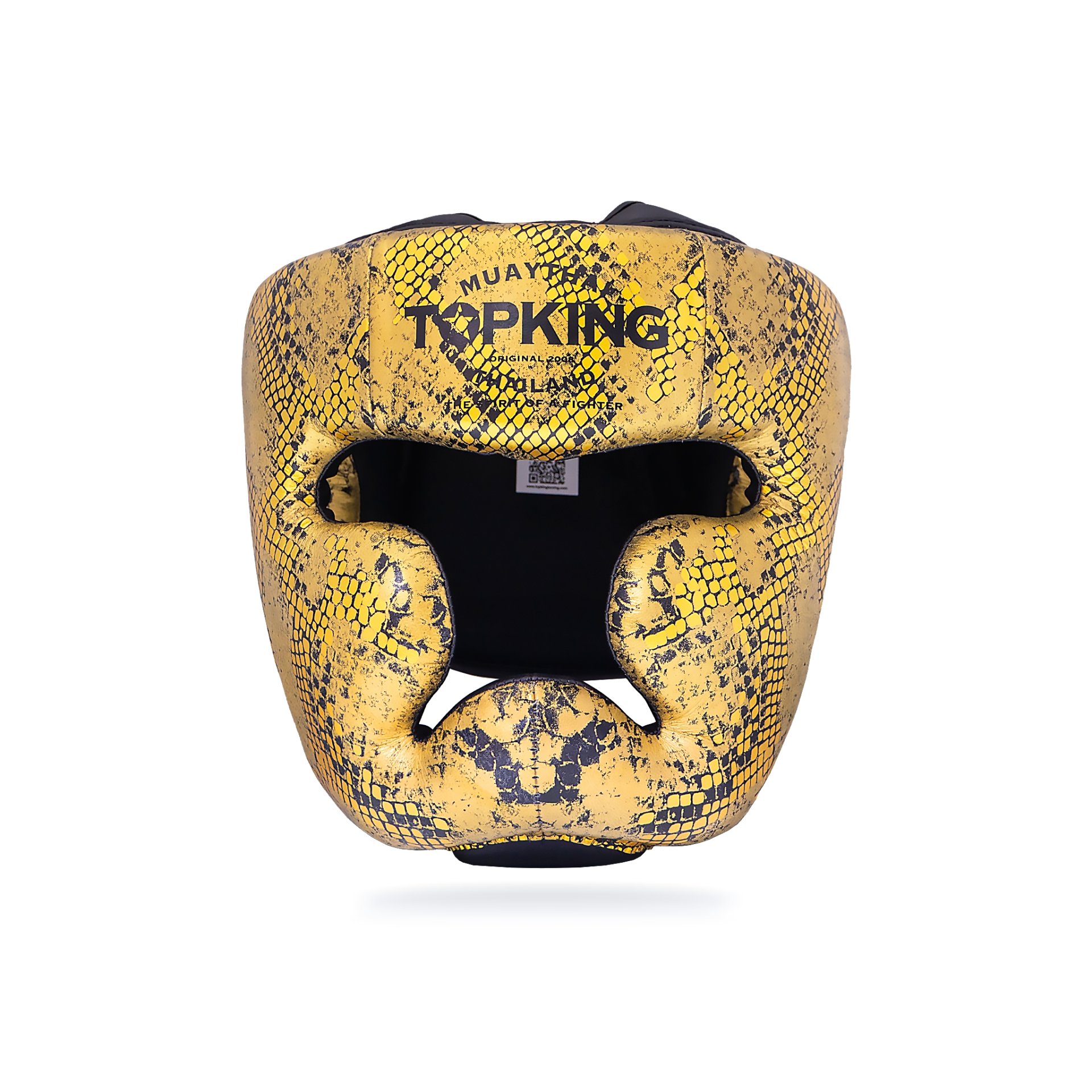 TOP KING Head Guard  Snake Design TKHGSS-02 Black/Gold