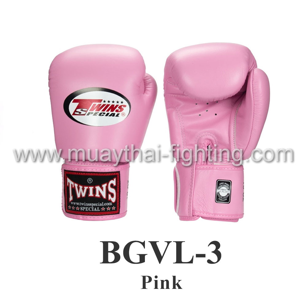 Twins Muay Thai Boxing Gloves BGVL-3 Pink