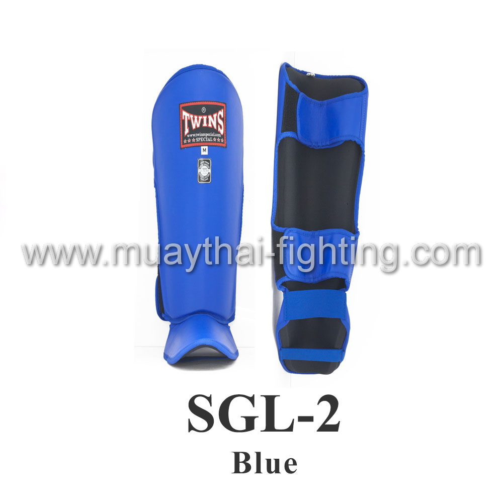 Twins Shin Protection SGL-2 Blue