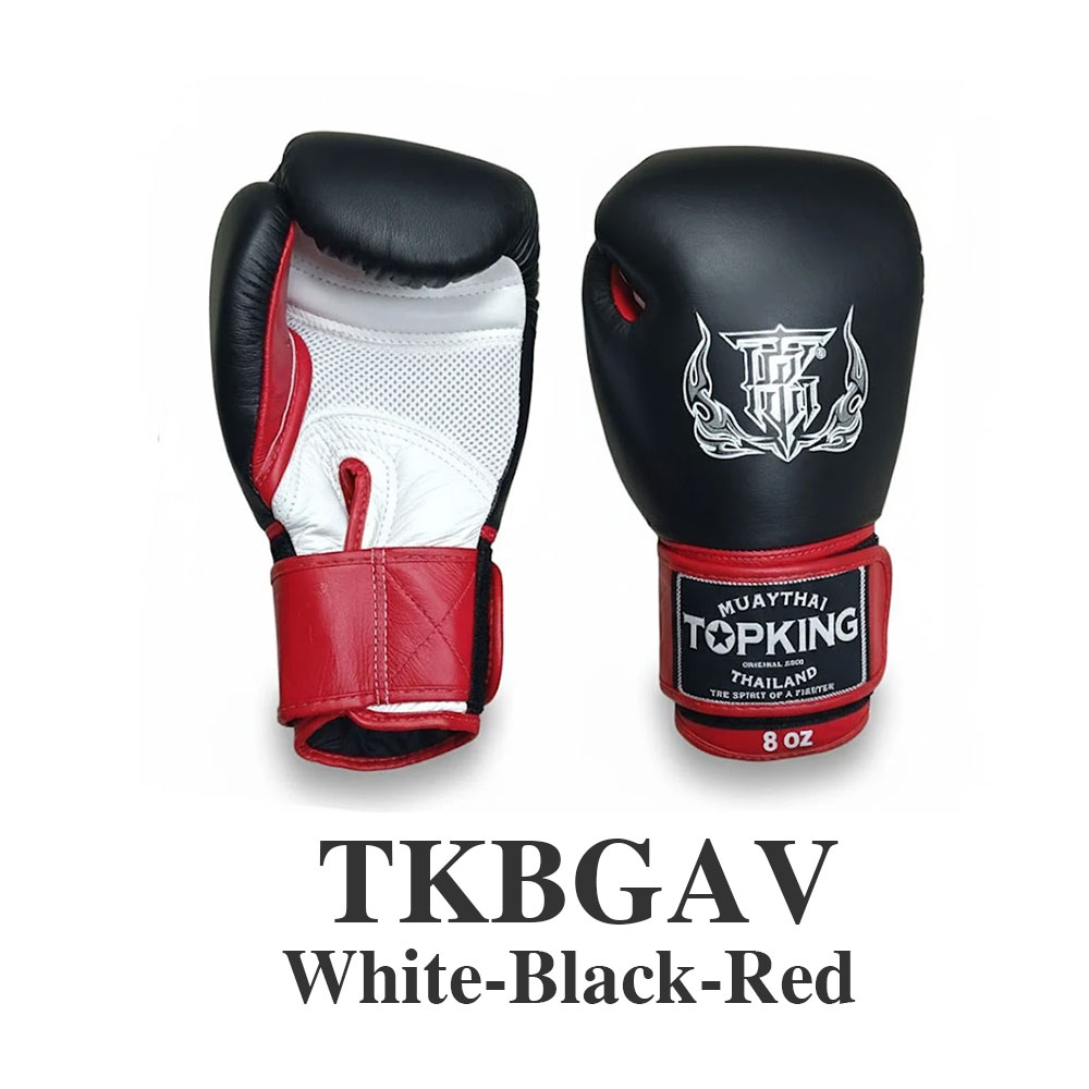 Top King Boxing Gloves Air TKBGAV White/Black/Red